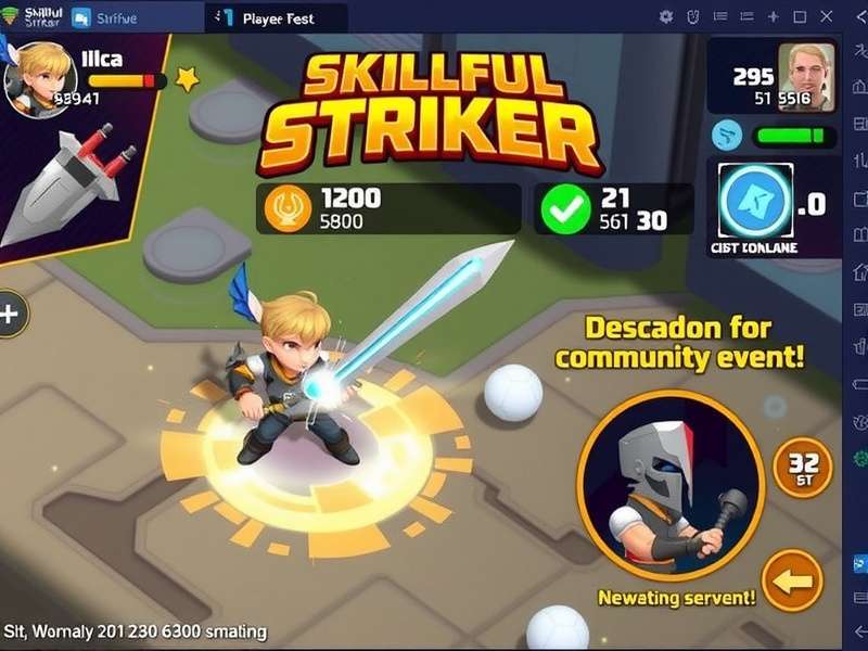 Skillful Striker Gameplay Screenshot